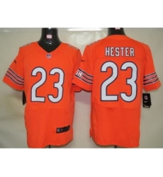 Nike Chicago Bears 23 Devin Hester Orange Elite NFL Jersey