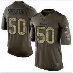 Nike Chicago Bears #50 Mike Singletary Green Mens Stitched NFL Limited Salute to Service Jersey Nike Chicago Bears #50 Mike Singletary Green Mens Stitched NFL Limited Salute to Service Jersey