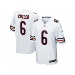 Nike Chicago Bears 6 Jay Cutler Game White NFL Jersey Nike Chicago Bears 6 Jay Cutler Game White NFL Jersey