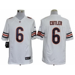Nike Chicago Bears 6 Jay Cutler White Limited NFL Jersey Nike Chicago Bears 6 Jay Cutler White Limited NFL Jersey