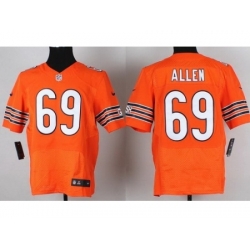 Nike Chicago Bears 69 Jared Allen Orange Elite NFL Jersey Nike Chicago Bears 69 Jared Allen Orange Elite NFL Jersey