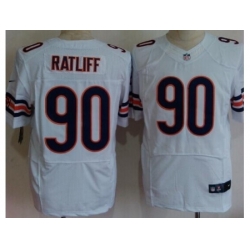 Nike Chicago Bears 90 Jeremiah Ratliff White Elite NFL Jersey Nike Chicago Bears 90 Jeremiah Ratliff White Elite NFL Jersey