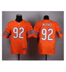 Nike Chicago Bears 92 Pernell McPhee Orange Elite NFL Jersey