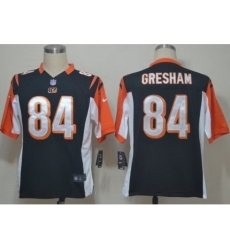 Nike Cincinnati Bengals 84 Jermaine Gresham Black Game NFL Jersey