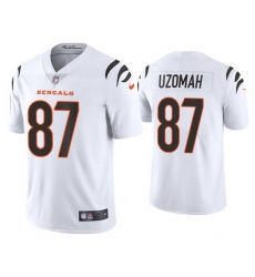 Youth Cincinnati Bengals 87 C J  Uzomah White Vapor Untouchable Limited Stitched Jersey 