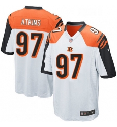 Youth Nike Cincinnati Bengals 97 Geno Atkins Game White NFL Jersey