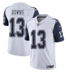 Men Dallas Cowboys  13 Caleb Downs White 2026 Draft Vapor Untouchable Limited Stitched Football Jersey