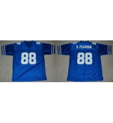 Men Dallas Cowboys 88 Drew Pearson Blue Old Style Stitched Football Jersey