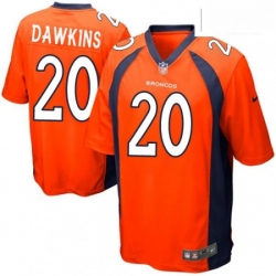 Men Nike Denver Broncos 20 Brian Dawkins Game Orange Team Color NFL Jersey Men Nike Denver Broncos 20 Brian Dawkins Game Orange Team Color NFL Jersey