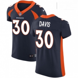 Men Nike Denver Broncos 30 Terrell Davis Navy Blue Alternate Vapor Untouchable Elite Player NFL Jersey Men Nike Denver Broncos 30 Terrell Davis Navy Blue Alternate Vapor Untouchable Elite Player NFL Jersey