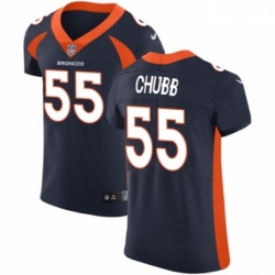 Men Nike Denver Broncos 55 Bradley Chubb Navy Blue Alternate Vapor Untouchable Elite Player NFL Jersey Men Nike Denver Broncos 55 Bradley Chubb Navy Blue Alternate Vapor Untouchable Elite Player NFL Jersey