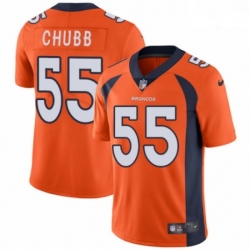 Men Nike Denver Broncos 55 Bradley Chubb Orange Team Color Vapor Untouchable Limited Player NFL Jersey Men Nike Denver Broncos 55 Bradley Chubb Orange Team Color Vapor Untouchable Limited Player NFL Jersey