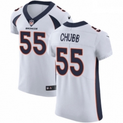 Men Nike Denver Broncos 55 Bradley Chubb White Vapor Untouchable Elite Player NFL Jersey Men Nike Denver Broncos 55 Bradley Chubb White Vapor Untouchable Elite Player NFL Jersey