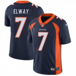 Men Nike Denver Broncos 7 John Elway Navy Blue Alternate Vapor Untouchable Limited Player NFL Jersey Men Nike Denver Broncos 7 John Elway Navy Blue Alternate Vapor Untouchable Limited Player NFL Jersey
