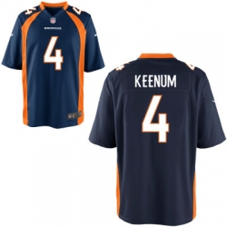 Mens Denver Broncos #4 Case Keenum Nike Navy Elite Jersey Mens Denver Broncos #4 Case Keenum Nike Navy Elite Jersey