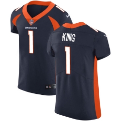 Nike Broncos #1 Marquette King Navy Blue Alternate Mens Stitched NFL Vapor Untouchable Elite Jersey Nike Broncos #1 Marquette King Navy Blue Alternate Mens Stitched NFL Vapor Untouchable Elite Jersey
