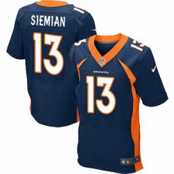 Nike Broncos #13 Trevor Siemian Navy Blue Alternate Mens Stitched NFL New Elite Jersey Nike Broncos #13 Trevor Siemian Navy Blue Alternate Mens Stitched NFL New Elite Jersey
