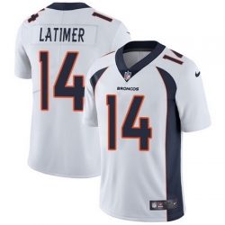 Nike Broncos #14 Cody Latimer White Mens Stitched NFL Vapor Untouchable Limited Jersey Nike Broncos #14 Cody Latimer White Mens Stitched NFL Vapor Untouchable Limited Jersey