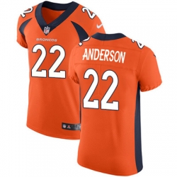 Nike Broncos #22 C J Anderson Orange Team Color Mens Stitched NFL Vapor Untouchable Elite Jersey Nike Broncos #22 C J Anderson Orange Team Color Mens Stitched NFL Vapor Untouchable Elite Jersey
