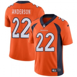 Nike Broncos #22 C J  Anderson Orange Team Color Mens Stitched NFL Vapor Untouchable Limited Jersey Nike Broncos #22 C J  Anderson Orange Team Color Mens Stitched NFL Vapor Untouchable Limited Jersey