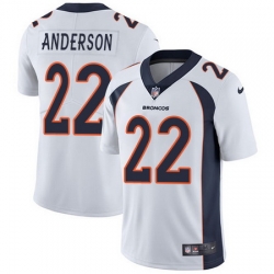Nike Broncos #22 C J  Anderson White Mens Stitched NFL Vapor Untouchable Limited Jersey Nike Broncos #22 C J  Anderson White Mens Stitched NFL Vapor Untouchable Limited Jersey