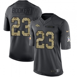 Nike Broncos #23 Devontae Booker Black Mens Stitched NFL Limited 2016 Salute to Service Jersey Nike Broncos #23 Devontae Booker Black Mens Stitched NFL Limited 2016 Salute to Service Jersey