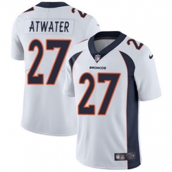 Nike Broncos #27 Steve Atwater White Mens Stitched NFL Vapor Untouchable Limited Jersey Nike Broncos #27 Steve Atwater White Mens Stitched NFL Vapor Untouchable Limited Jersey