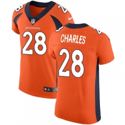 Nike Broncos #28 Jamaal Charles Orange Team Color Mens Stitched NFL Vapor Untouchable Elite Jersey Nike Broncos #28 Jamaal Charles Orange Team Color Mens Stitched NFL Vapor Untouchable Elite Jersey