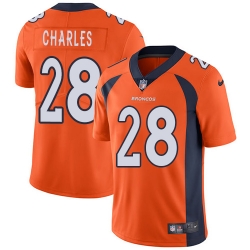 Nike Broncos #28 Jamaal Charles Orange Team Color Mens Stitched NFL Vapor Untouchable Limited Jersey Nike Broncos #28 Jamaal Charles Orange Team Color Mens Stitched NFL Vapor Untouchable Limited Jersey