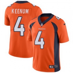 Nike Broncos #4 Case Keenum Orange Team Color Mens Stitched NFL Vapor Untouchable Limited Jersey Nike Broncos #4 Case Keenum Orange Team Color Mens Stitched NFL Vapor Untouchable Limited Jersey