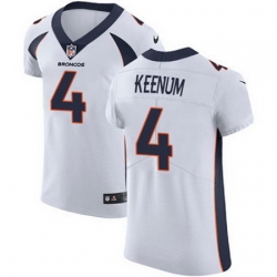 Nike Broncos #4 Case Keenum White Mens Stitched NFL Vapor Untouchable Elite Jersey Nike Broncos #4 Case Keenum White Mens Stitched NFL Vapor Untouchable Elite Jersey