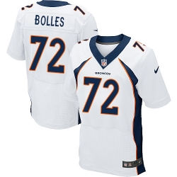 Nike Broncos #72 Garett Bolles White Mens Stitched NFL New Elite Jersey Nike Broncos #72 Garett Bolles White Mens Stitched NFL New Elite Jersey