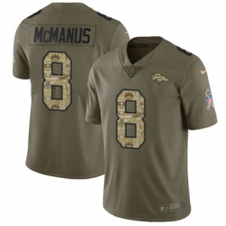 Nike Broncos #8 Brandon McManus Olive Camo Mens Stitched NFL Limited 2017 Salute To Service Jersey Nike Broncos #8 Brandon McManus Olive Camo Mens Stitched NFL Limited 2017 Salute To Service Jersey