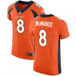 Nike Broncos #8 Brandon McManus Orange Team Color Mens Stitched NFL Vapor Untouchable Elite Jersey Nike Broncos #8 Brandon McManus Orange Team Color Mens Stitched NFL Vapor Untouchable Elite Jersey