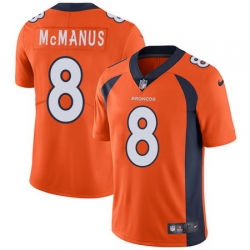 Nike Broncos #8 Brandon McManus Orange Team Color Mens Stitched NFL Vapor Untouchable Limited Jersey Nike Broncos #8 Brandon McManus Orange Team Color Mens Stitched NFL Vapor Untouchable Limited Jersey