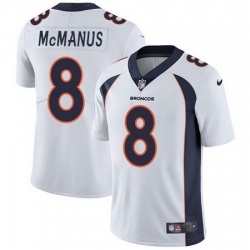 Nike Broncos #8 Brandon McManus White Mens Stitched NFL Vapor Untouchable Limited Jersey Nike Broncos #8 Brandon McManus White Mens Stitched NFL Vapor Untouchable Limited Jersey