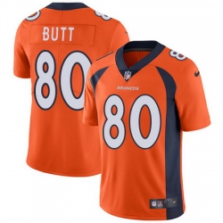 Nike Broncos #80 Jake Butt Orange Team Color Mens Stitched NFL Vapor Untouchable Limited Jersey Nike Broncos #80 Jake Butt Orange Team Color Mens Stitched NFL Vapor Untouchable Limited Jersey