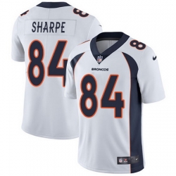 Nike Broncos #84 Shannon Sharpe White Mens Stitched NFL Vapor Untouchable Limited Jersey Nike Broncos #84 Shannon Sharpe White Mens Stitched NFL Vapor Untouchable Limited Jersey