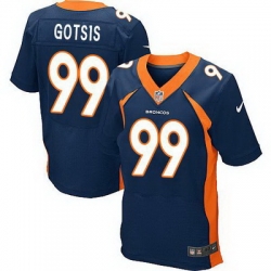 Nike Broncos #99 Adam Gotsis Navy Blue Alternate Mens Stitched NFL New Elite Jersey Nike Broncos #99 Adam Gotsis Navy Blue Alternate Mens Stitched NFL New Elite Jersey