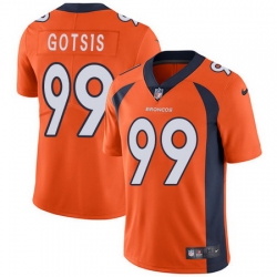 Nike Broncos #99 Adam Gotsis Orange Team Color Mens Stitched NFL Vapor Untouchable Limited Jersey Nike Broncos #99 Adam Gotsis Orange Team Color Mens Stitched NFL Vapor Untouchable Limited Jersey