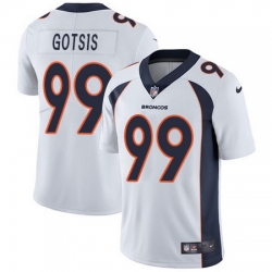 Nike Broncos #99 Adam Gotsis White Mens Stitched NFL Vapor Untouchable Limited Jersey Nike Broncos #99 Adam Gotsis White Mens Stitched NFL Vapor Untouchable Limited Jersey