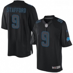Men Nike Detroit Lions 9 Matthew Stafford Limited Black Impact NFL Jersey Men Nike Detroit Lions 9 Matthew Stafford Limited Black Impact NFL Jersey