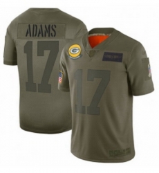 Men Green Bay Packers 17 Davante Adams Limited Camo 2019 Salute to Service Football Jersey