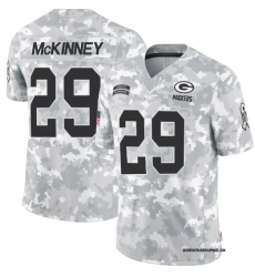 Men Green Bay Packers #29 Xavier McKinney 2024 Arctic Camo Salute To Service Limited Stitched Football Jersey