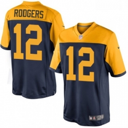 Men Nike Green Bay Packers 12 Aaron Rodgers Limited Navy Blue Alternate NFL Jersey Men Nike Green Bay Packers 12 Aaron Rodgers Limited Navy Blue Alternate NFL Jersey