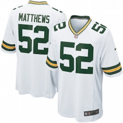 Men Nike Green Bay Packers 52 Clay Matthews Game White NFL Jersey Men Nike Green Bay Packers 52 Clay Matthews Game White NFL Jersey