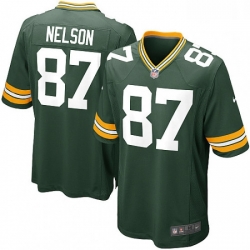 Men Nike Green Bay Packers 87 Jordy Nelson Game Green Team Color NFL Jersey Men Nike Green Bay Packers 87 Jordy Nelson Game Green Team Color NFL Jersey