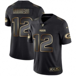 Nike Packers 12 Aaron Rodgers Black Gold Vapor Untouchable Limited Jersey Nike Packers 12 Aaron Rodgers Black Gold Vapor Untouchable Limited Jersey