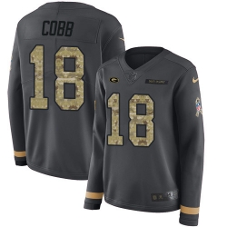 Nike Packers #18 Randall Cobb Anthracite Salute to Service Jersey Nike Packers #18 Randall Cobb Anthracite Salute to Service Jersey