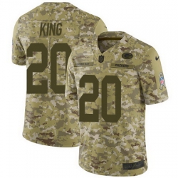 Nike Packers #20 Kevin King Camo Mens Stitched NFL Limited 2018 Salute To Service Jersey Nike Packers #20 Kevin King Camo Mens Stitched NFL Limited 2018 Salute To Service Jersey